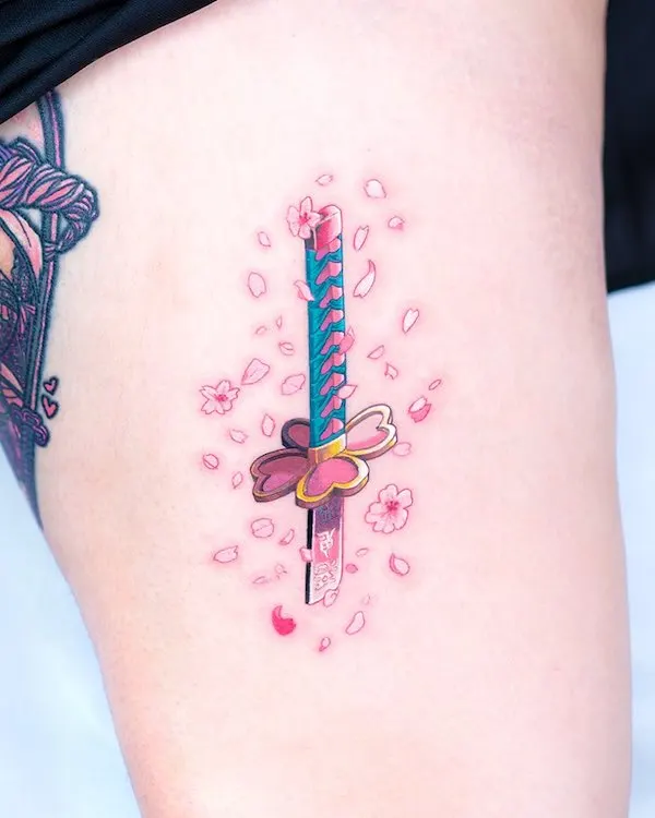 Geek Ink Tattoo & Piercing - Check out the tiny demon slayer tattoo by  @matthenegartattoo! Totally amazing!! | Facebook