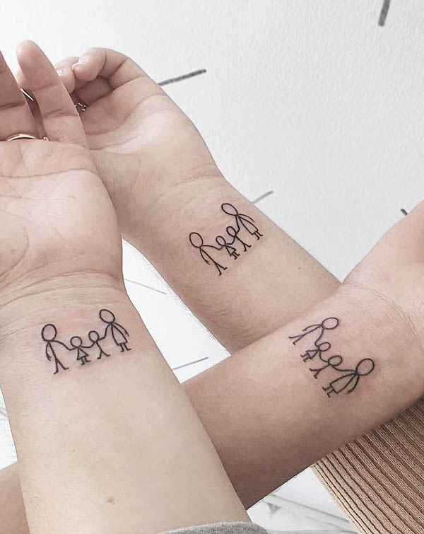 38 Mom Dad Tattoos To Honor Their Love