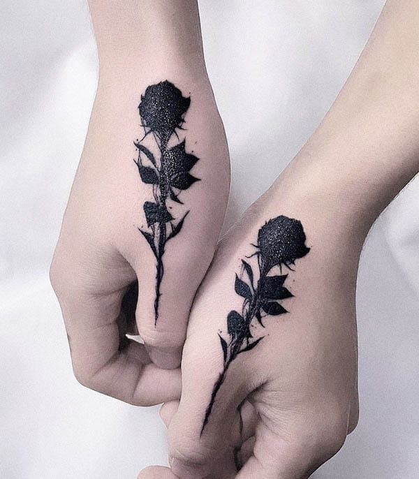 The True Meaning of Black Rose Tattoo That Many Dont Know