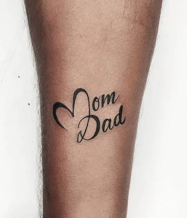 Collection of 30 Best Mom Dad Tattoos on Hand For Boys  TiptopGents