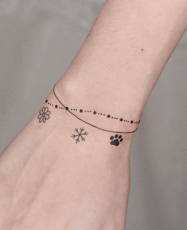 Discover more than 78 bracelet tattoos for females super hot