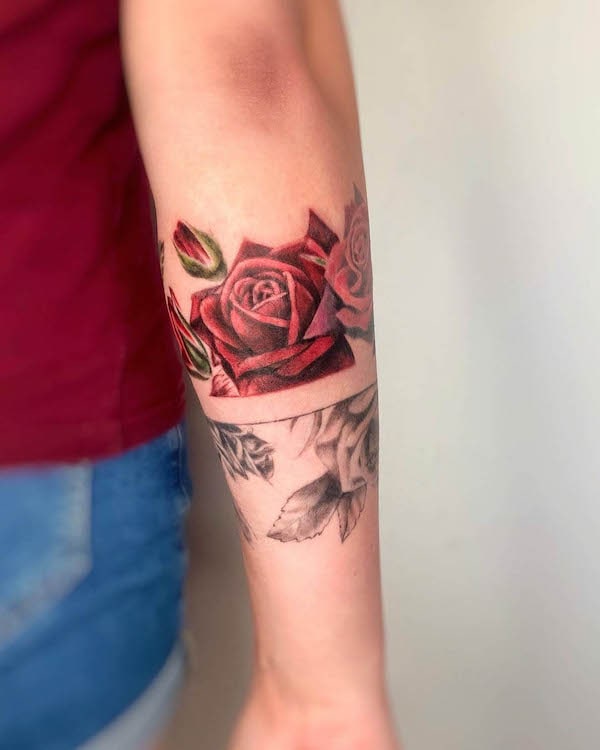 The Best Rose Tattoo Guide By Tattoo Designers  Tattoo Stylist