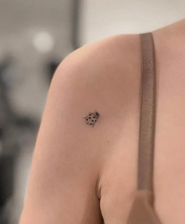 Small ladybug tattoo by @pelinnsimsek.jpg