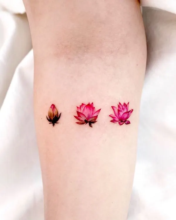 45 Pretty Lotus Flower Tattoo Ideas for Women  StayGlam