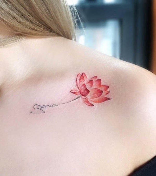 Meaning Of A Red Lotus Flower Tattoo | Best Flower Site