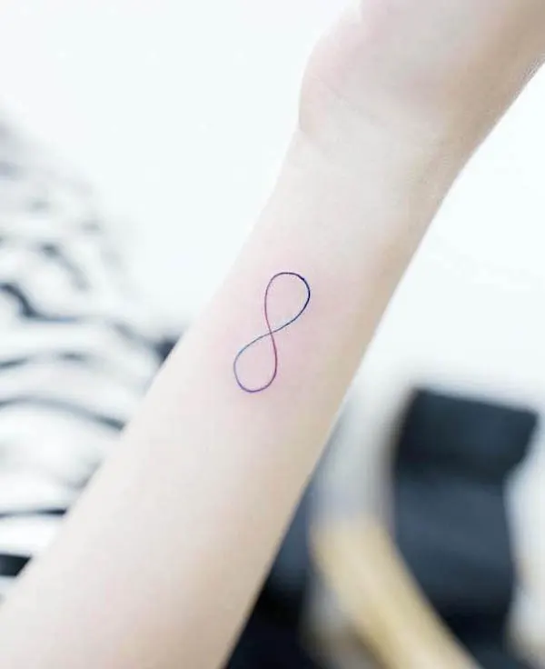 Black Infinity Temporary Tattoos For Women Girls Realistic Sun Flower Rose  Letter Fake Tattoo Sticker Waterproof Arm Tatoos - AliExpress