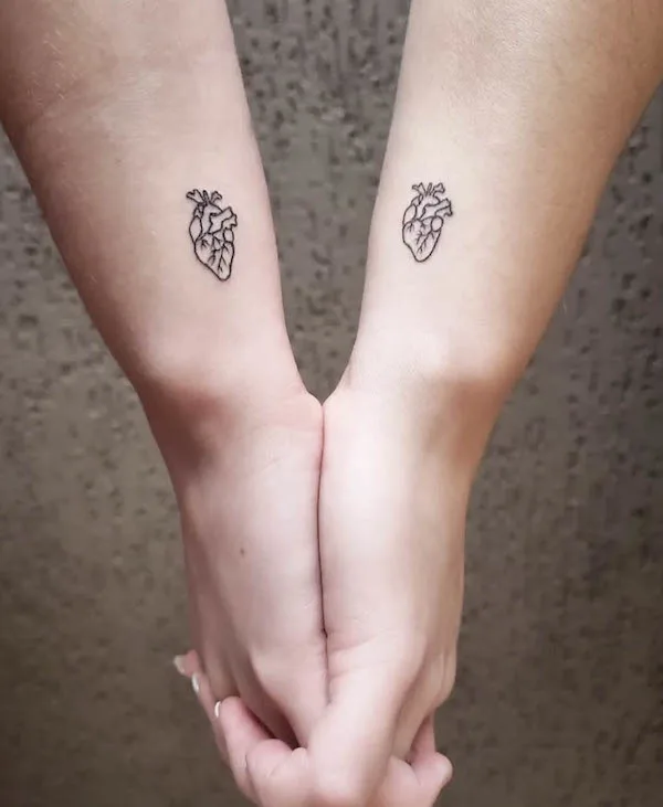 Small sister tattoos by @seckinktattoo