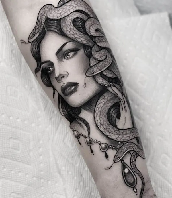 42 Fearsome and Awesome Medusa Tattoos With Meaning