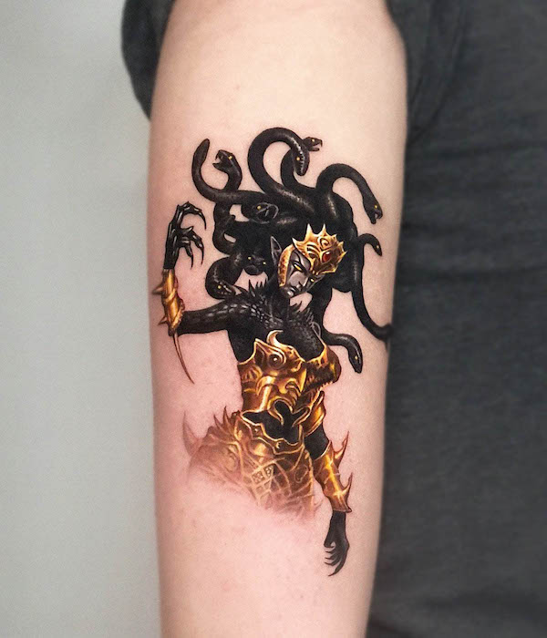 42 temibles e impresionantes tatuajes de Medusa con significado en 2023 ...