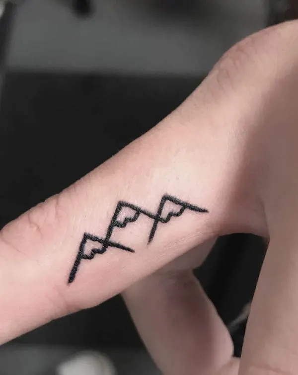 200 Best Mountain Tattoos for Men 2020 Range Geometric Simple Small  Designs  Tiny tattoos Elbow tattoos Small tattoos