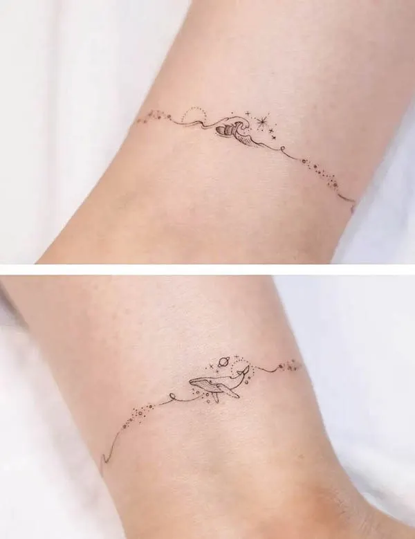 Body - Tattoo's - Diamond Ankle Bracelet Tattoo. - TattooViral.com | Your  Number One source for daily Tattoo designs, Ideas & Inspiration