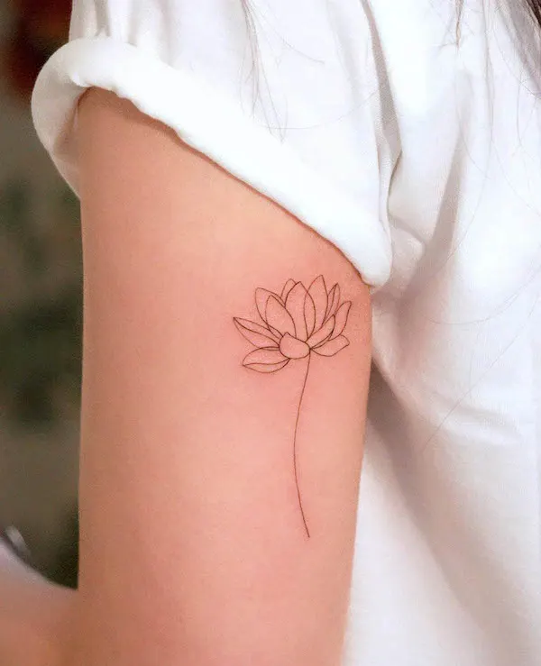 Lotus Flower Compass Tattoo Meaning - Temu
