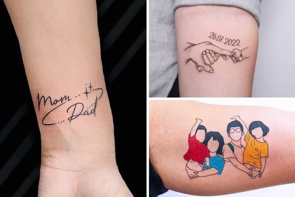 Tattoos to honor mom and dad