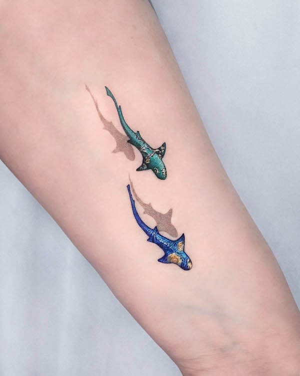 Cheap 1pcs Tattoo Waterproof Tattoo Men Women Stickers 3D Three-dimensional  Small Fresh Tattoo Stickers Blue Collarbone Tattoo | Joom