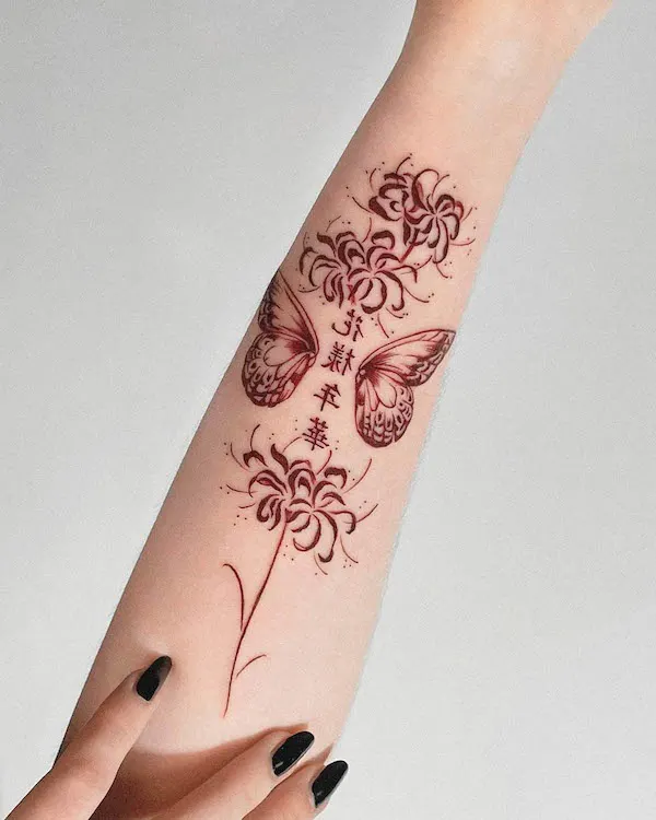Fantastic flower tattoo on the arm  Tattoogridnet