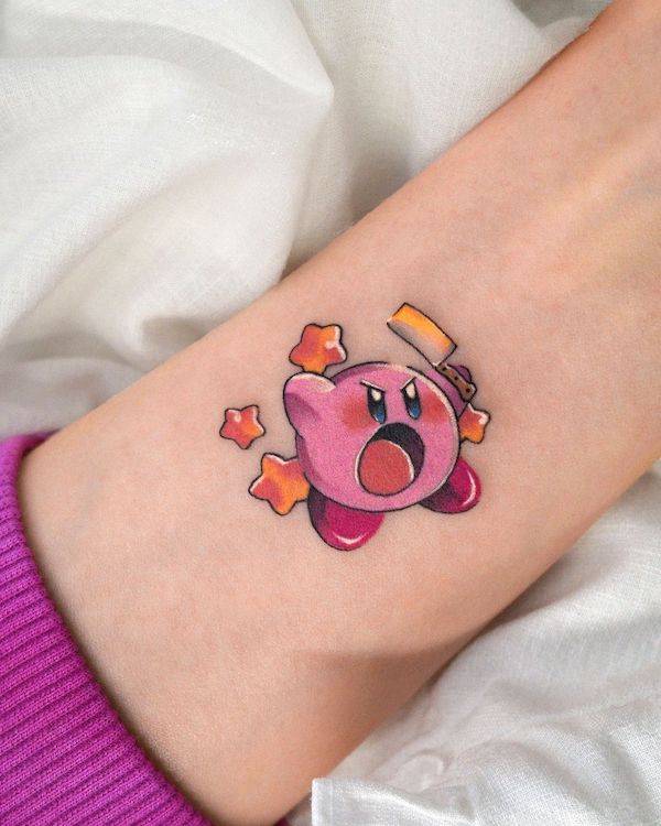 Bubble Kirby  Fade Away Tattoo