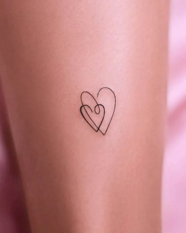 23 Super Cute Heart Tattoos for Girls  StayGlam