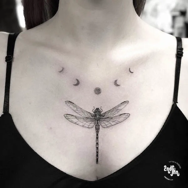 50 Elegant Dragonfly Tattoos Designs  Ideas 2023