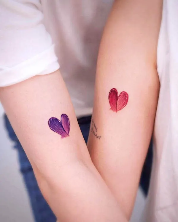 74 Beautiful Heart Tattoo On Foot - Tattoo Designs – TattoosBag.com