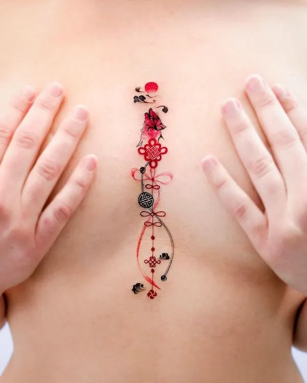 50 Striking Chest Tattoo Designs for Women | POPxo