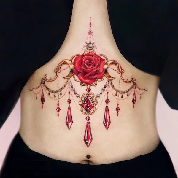 Do Underboob Tattoos Hurt? What to Know About Sternum Tattoo Designs