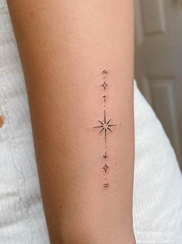 Top 100 about 4 point star tattoo best  indaotaonec