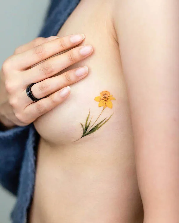 21 Sensuous  Unique Chest Tattoos Women2023 Version