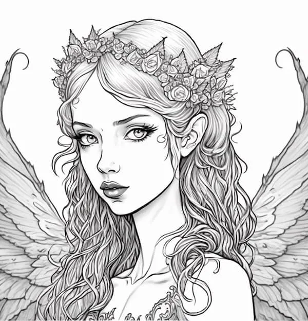 Cute evil fairy