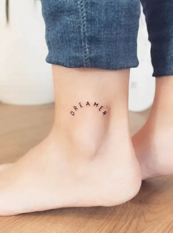 Dreamer foot tattoos by @reze_tattoo_joce
