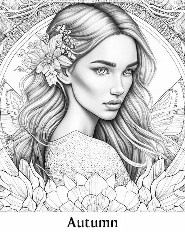 39 Fascinating Fairy Coloring Pages For Adults - Our Mindful Life