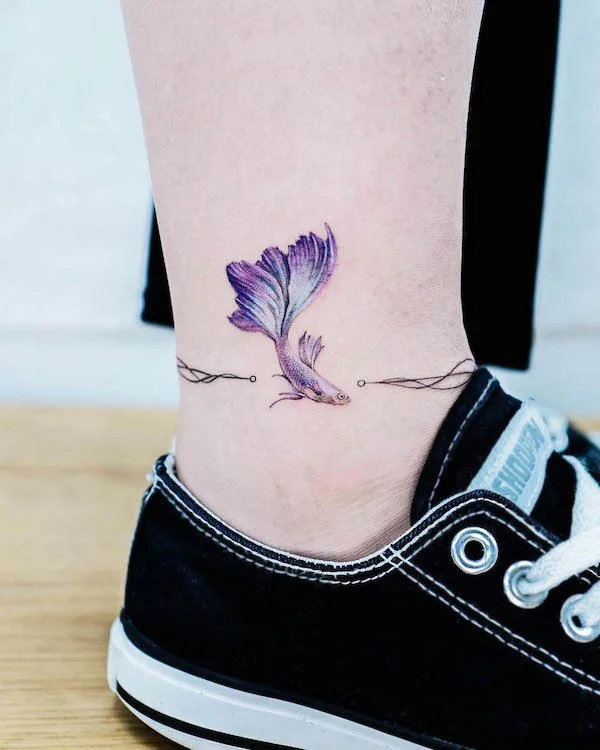 37 Amazing Ankle Tattoo Designs For Women To Try In 2024