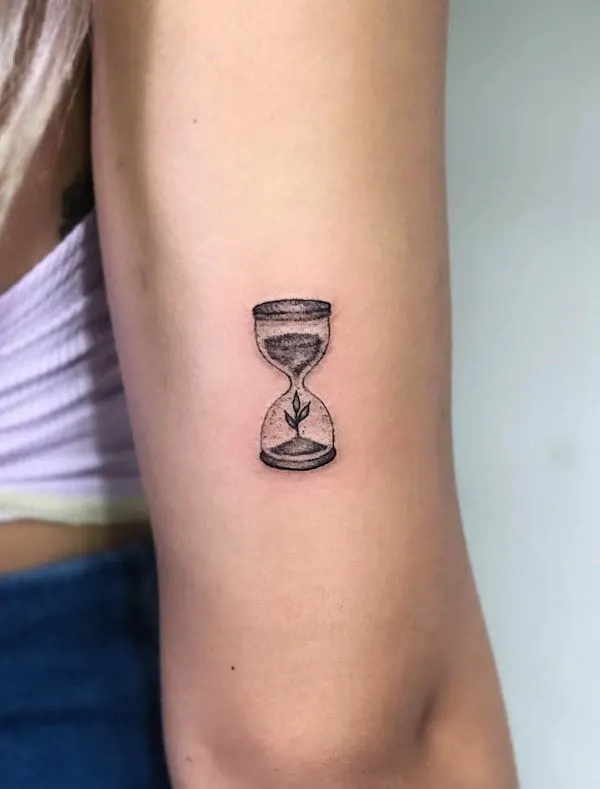 Creative Hourglass Tattoo Ideas for Men  Women  Tattoo Glee
