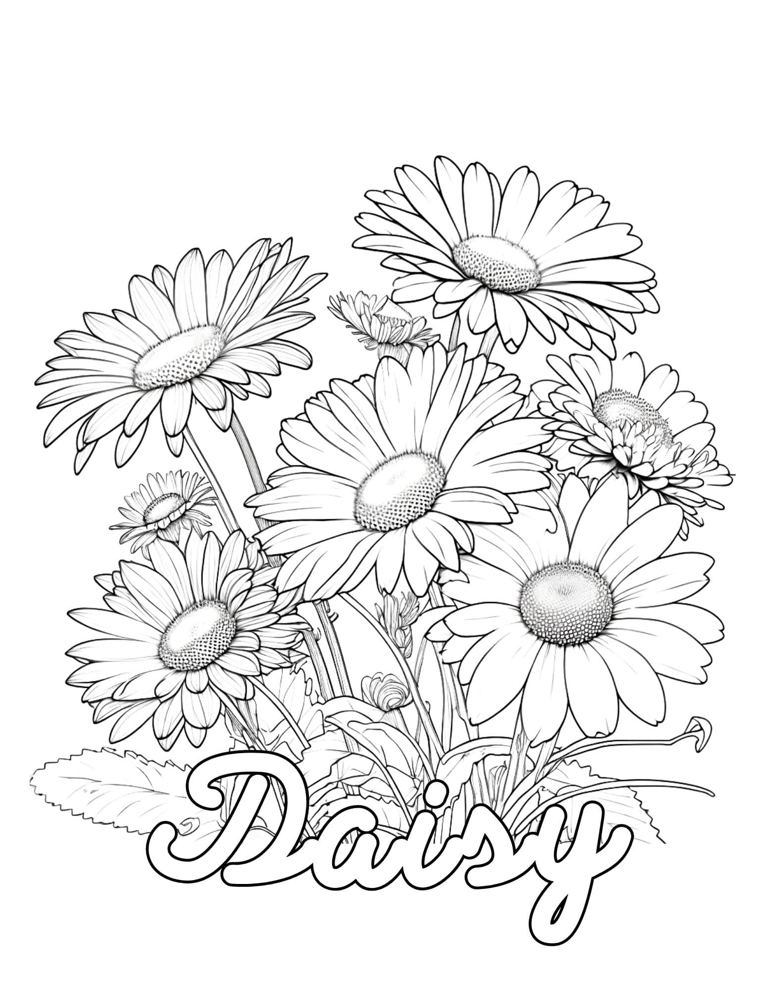 Flower Coloring Pages  Free, Printable Flower Coloring Sheets