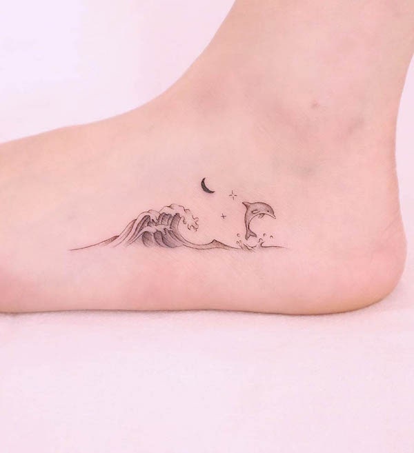 Top 43 Simple Wave Tattoo Ideas 2021 Inspiration Guide