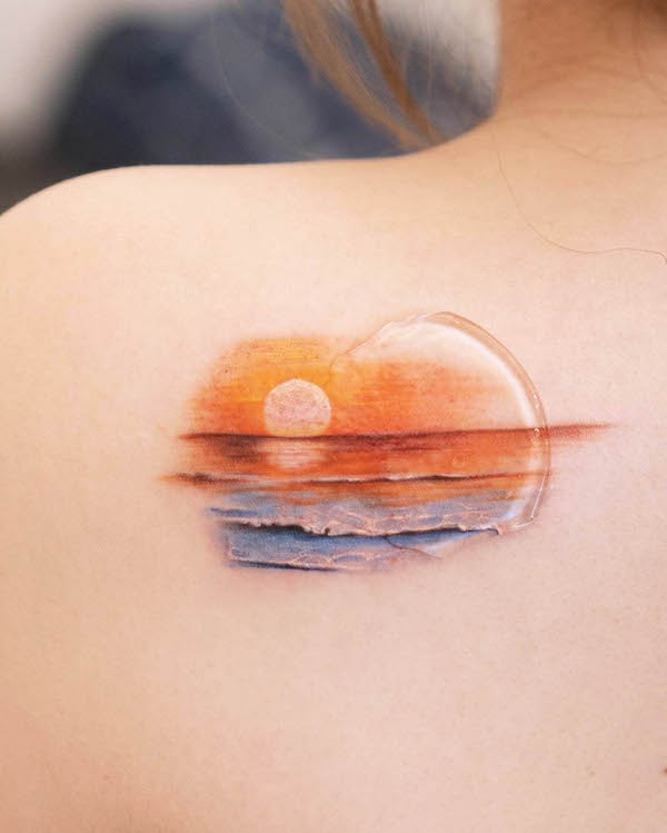 Sunset Tattoo Meanings  How Unique Is Your Tattoo