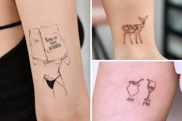 Delicate and airy tattoos for girls from Karolina Szymańska  iNKPPL