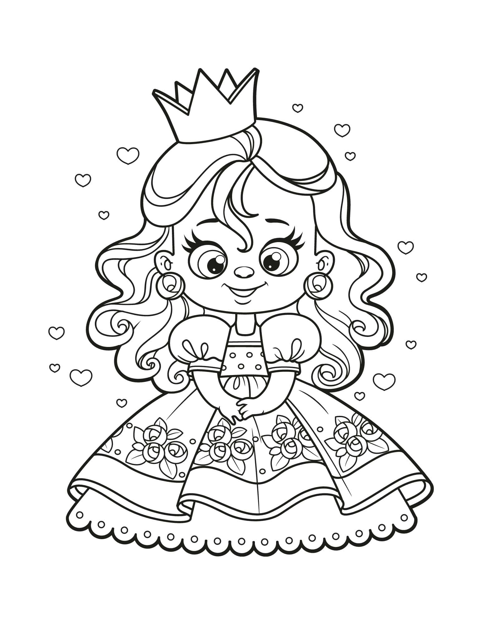 baby disney princess coloring pages