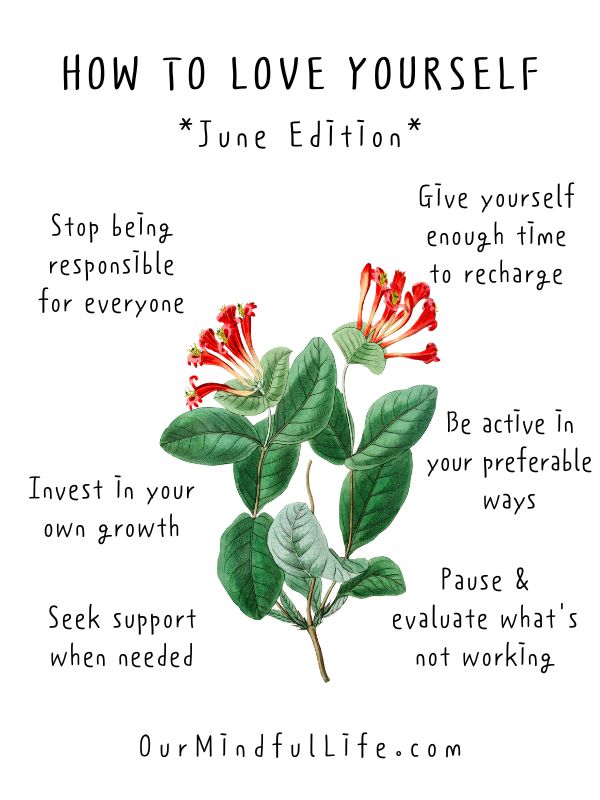 How to love yourself- June edition
