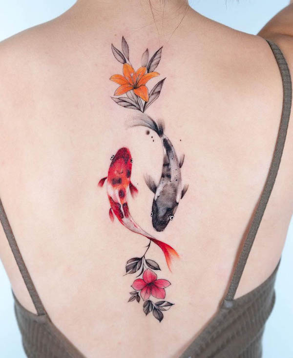 10 Feminine Small Koi Fish Tattoo Ideas That Will Blow Your Mind  alexie