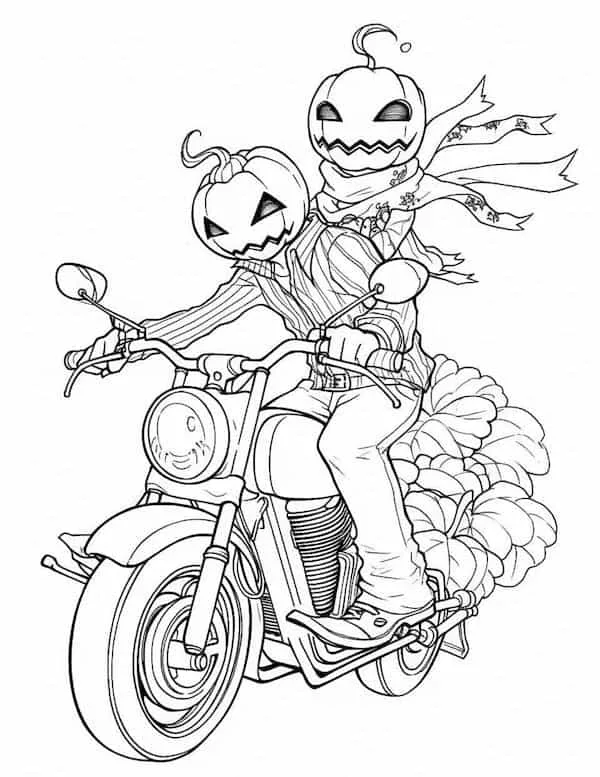 The eloping Jack O lanterns