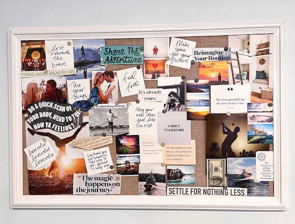 Vision board for couples by @inspiredbymovement