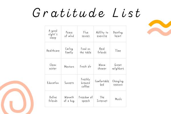 things to be grateful for