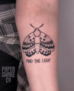 54 Fascinating Moth Tattoos With Meaning - Our Mindful Life