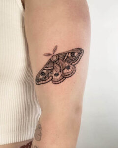 54 Fascinating Moth Tattoos With Meaning - Our Mindful Life