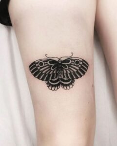 54 Fascinating Moth Tattoos With Meaning - Our Mindful Life