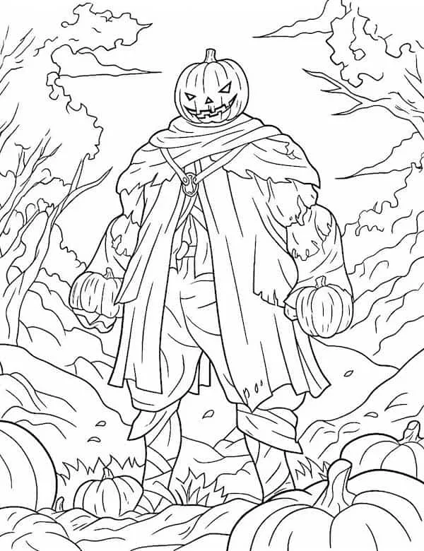 The pumpkin man