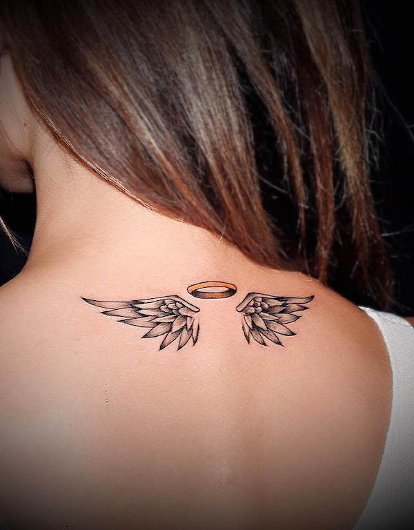 Top 130+ wings neck tattoo best