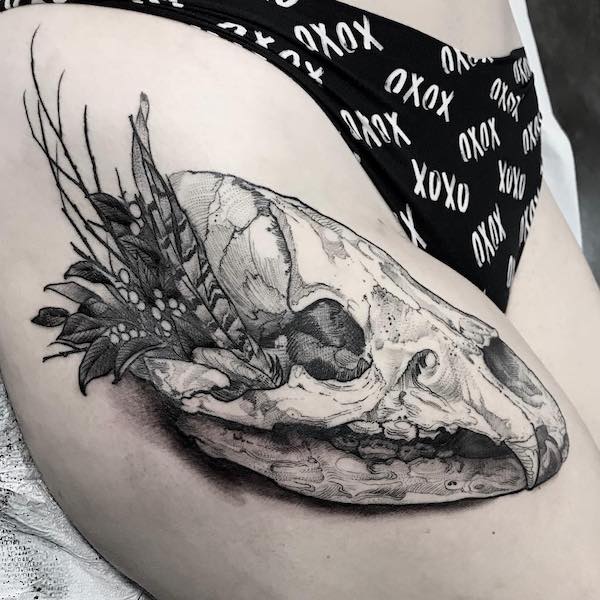 20+ Animal Skull Tattoos And Their Meanings