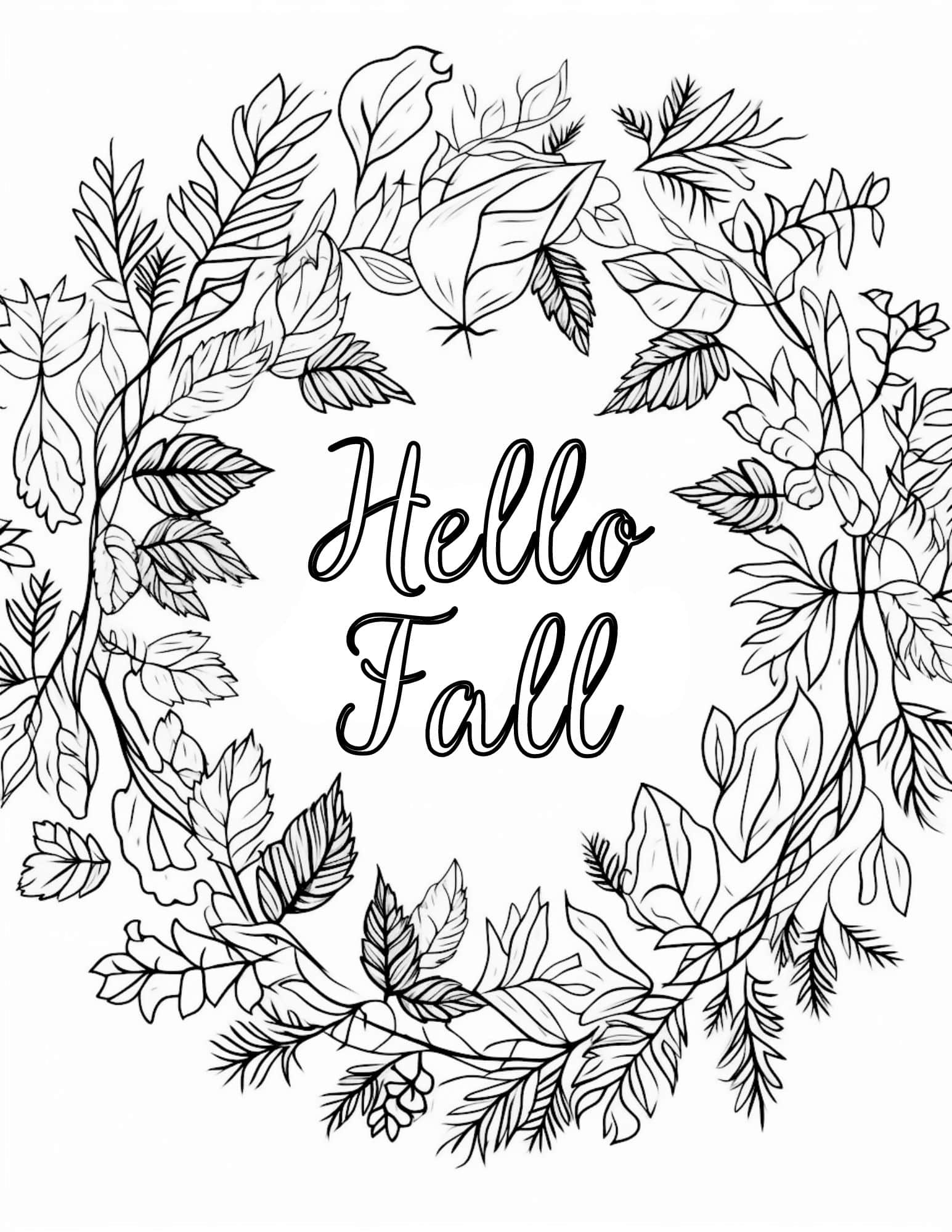 Fall coloring pages | Autumn november coloring sheets