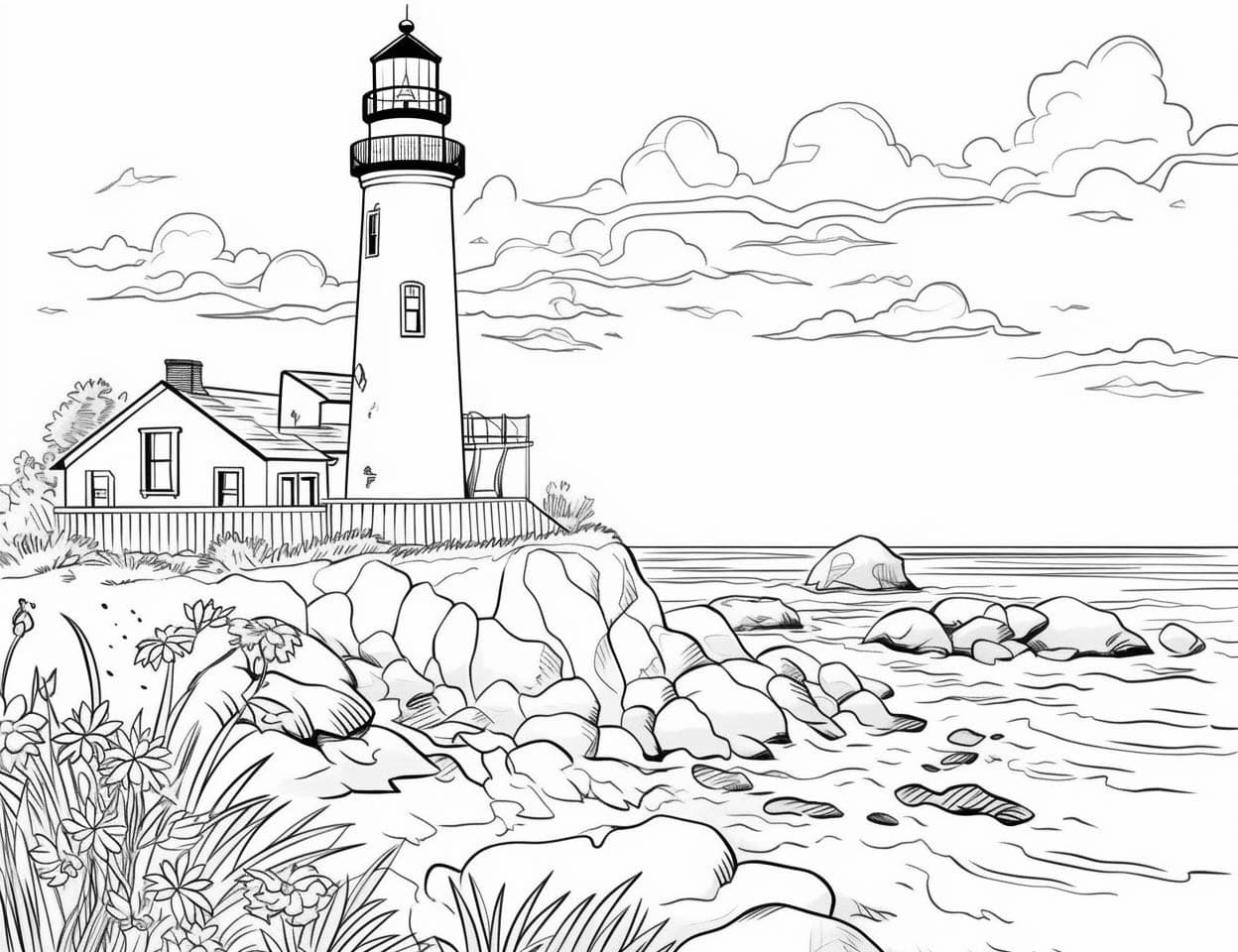 29 Scenic Landscape Coloring Pages - Our Mindful Life